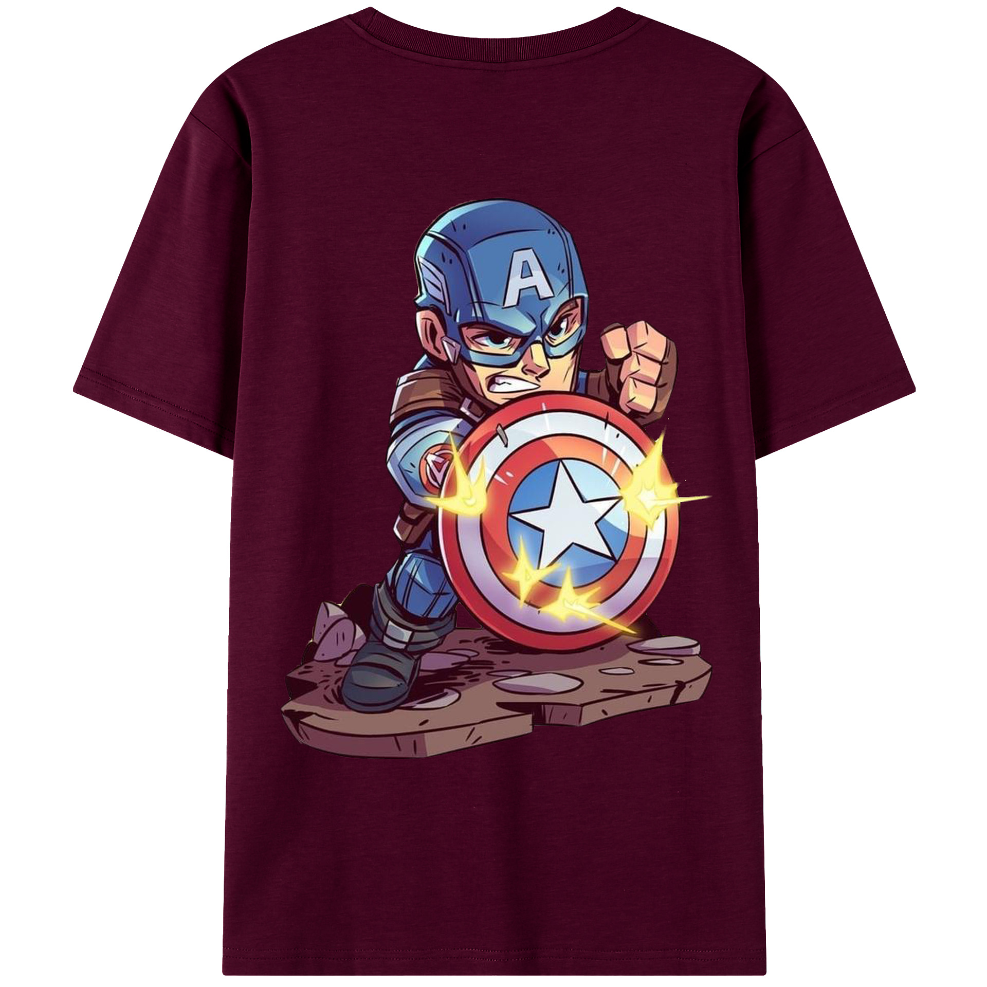 （画像用） アベンジャーズ The Avengers レディース半袖Tシャツ(バックプリント)